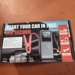 Car starter and tire inflation