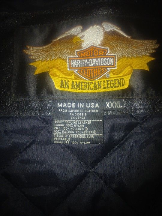 Real Harley Jacket Like New Never Worn Xxl