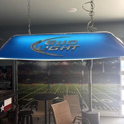 Bud Light Beer Pool Billiards table light