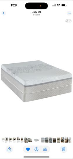 Sealy Posturpedic Majesty Queen  Plush Memory Foam Hybrid Mattress