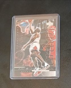 Michael Jordan card in a hard protective case. $15