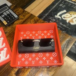 ♠️Black Diamond Cartier Buffs (Diamond Grey Frame) Full ice pressure ♠️