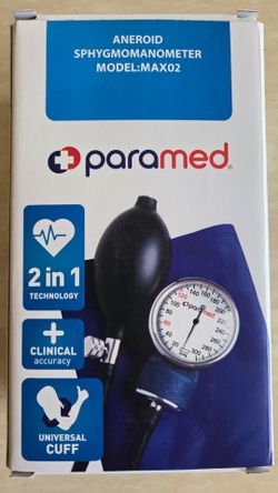 Paramed Aneroid Blood Pressure with universal Cuff