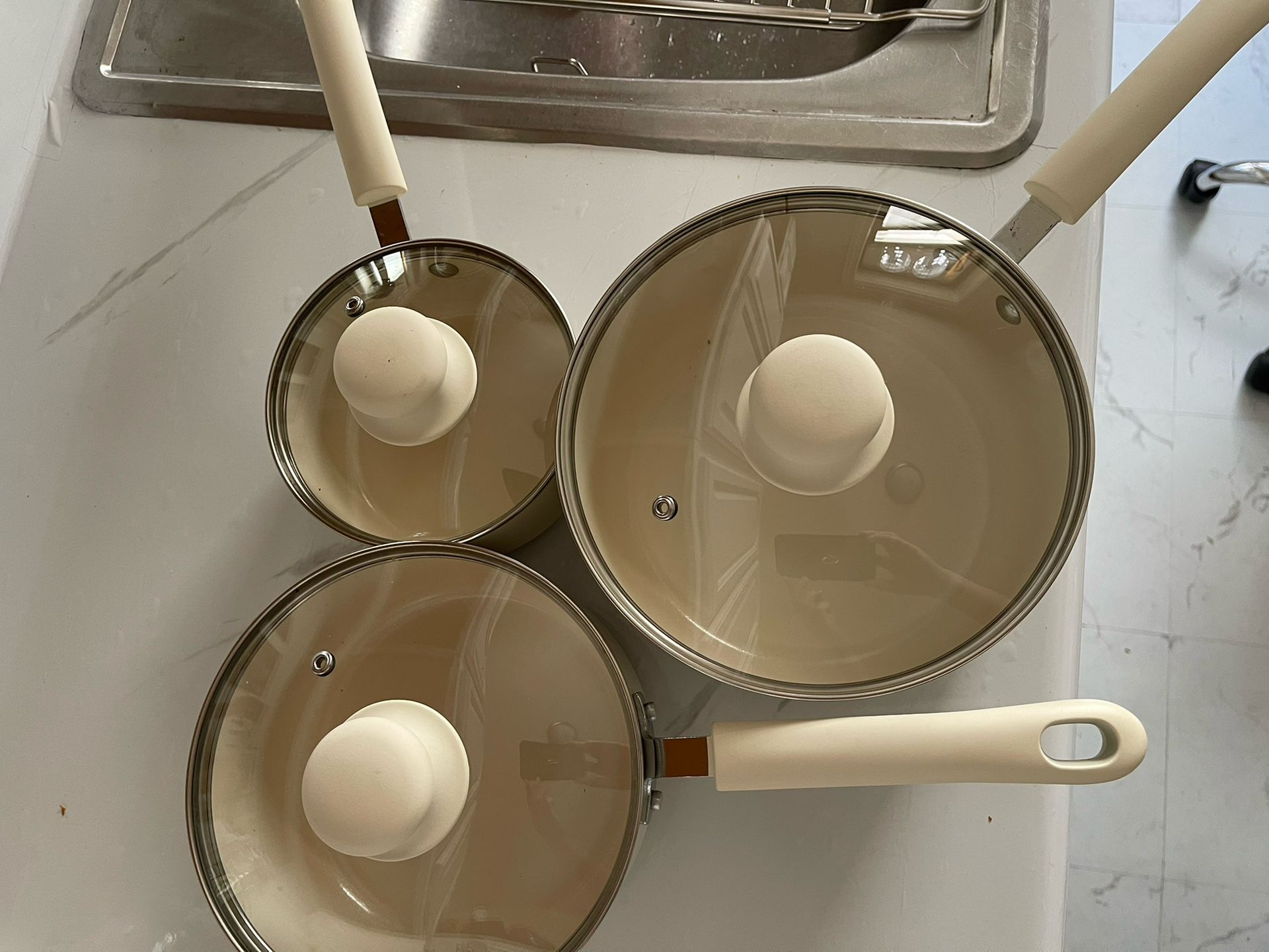 Nonstick Saucepan/ Pot Set, VERY VERY NICE!! Orig. $54.15