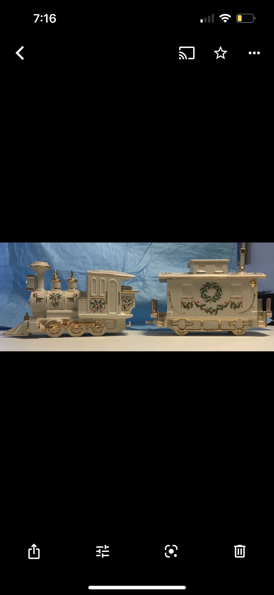 Vintage Lenox Holiday Junction Train