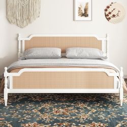 Rattan King Size Bed