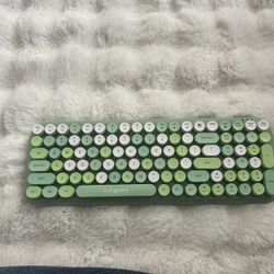green keyboard