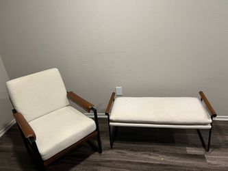 Chair and bench