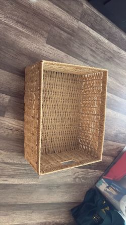 New wicker basket