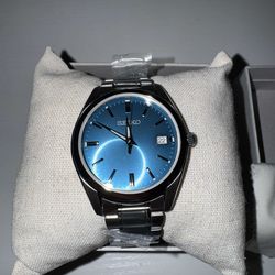 Seiko SUR525 Blue Dial Stainless Steel 40mm Watch – Brand New