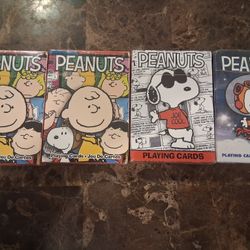 Charlie Brown & Snoopy Card Decks 