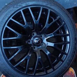 GT. Mustang 5.0 Rims And Tires. Staggered 19s