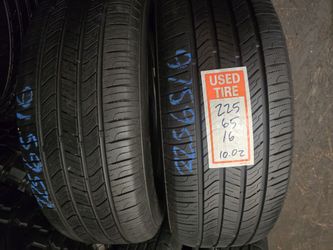 2 Tires 225.65.16 Sailun Atrezzo 99 % Tread Dot 1524