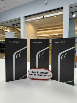 Brand New Samsung Galaxy Z Flip 7 FE 5G - Pay $5 DOWN AVAILABLE - NO CREDIT NEEDED