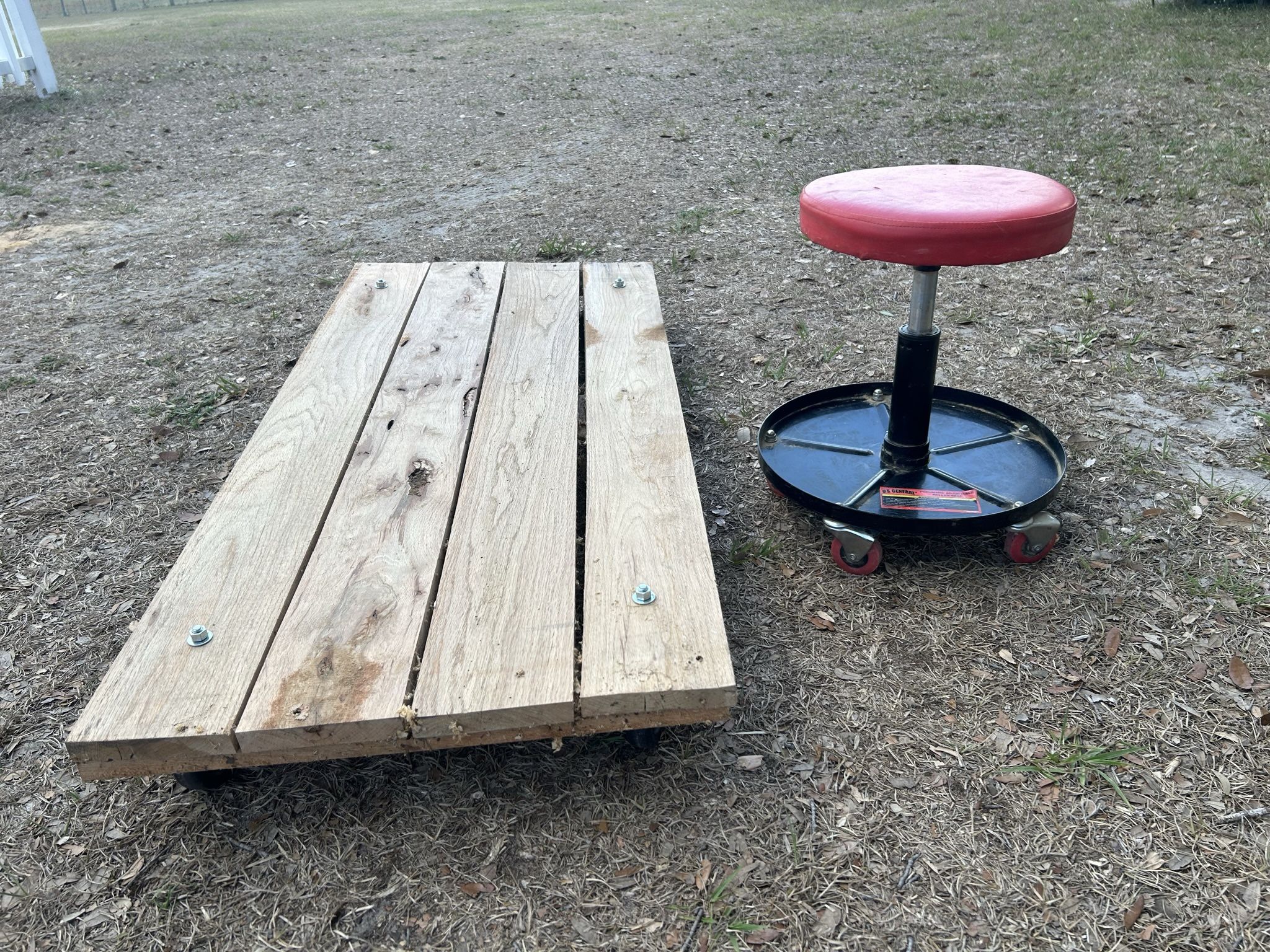 Mechanic creeper and roller seat