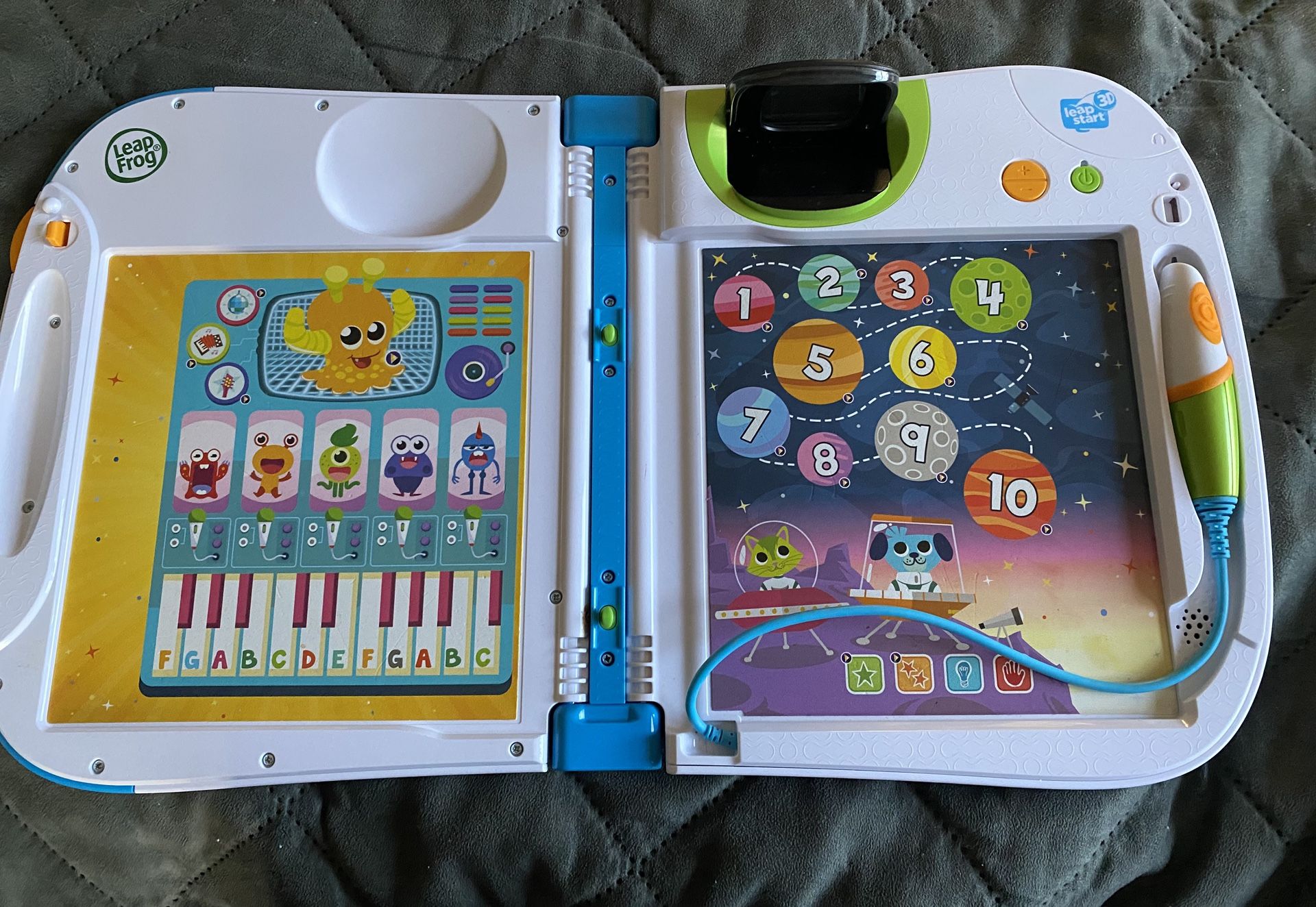 🐸VTech LeapFrog LeapStart 3D Interactive Learning System & 3 Book Combo Pack