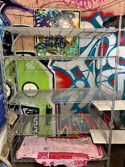 40$ each or 2 for 70 metal shelf
