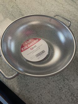 Coladera de acero inoxidable de 6Qt