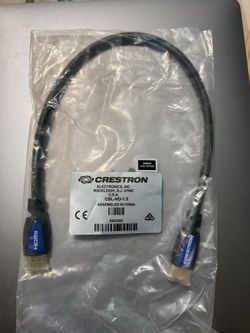 Crestron HDMI cable. 1.5’