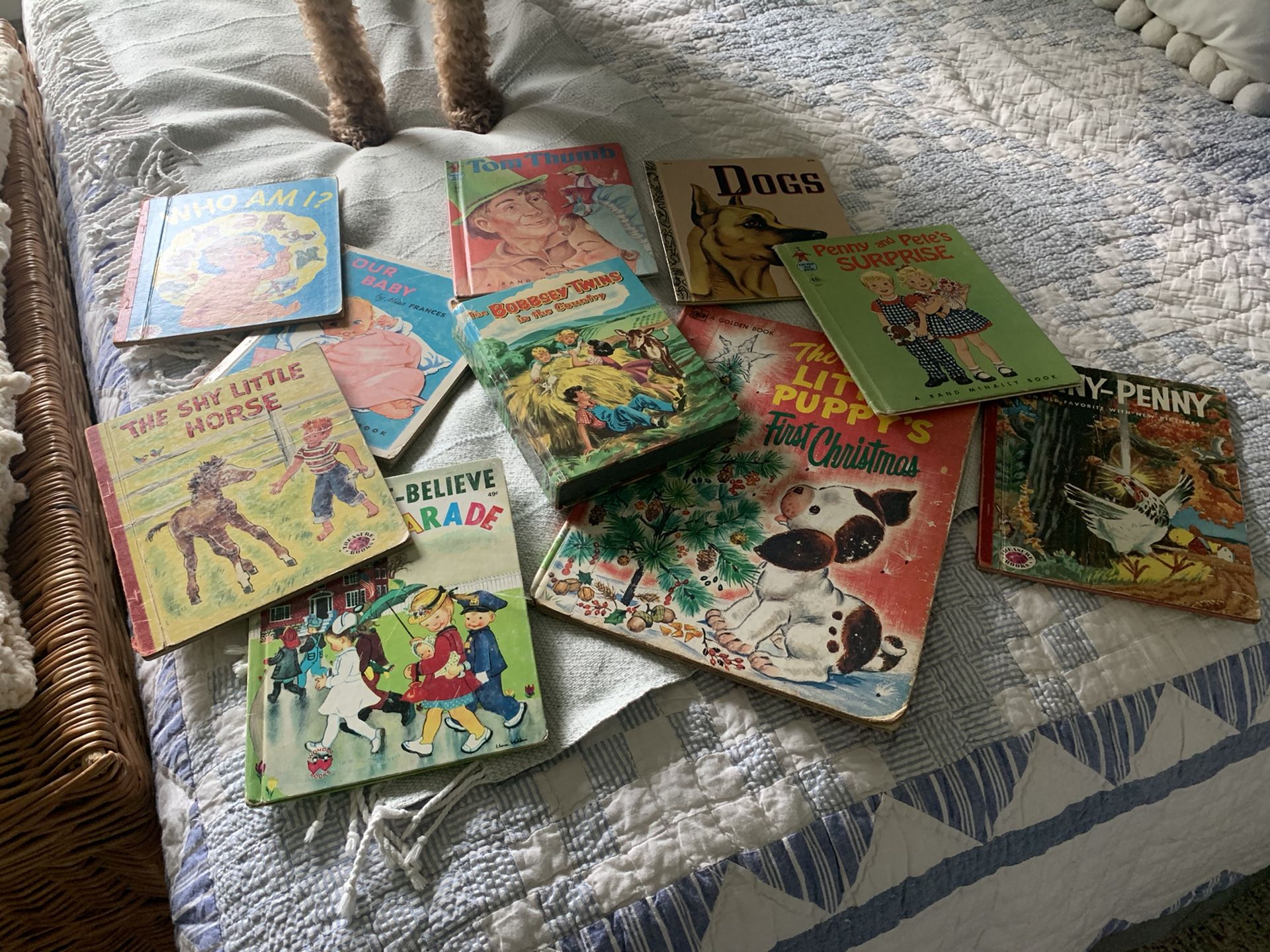 10 pc vintage kids books