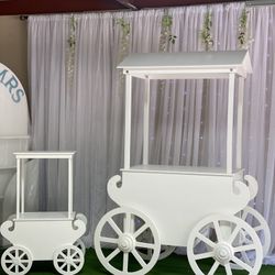 Candy Cart And Little Cake Stand ( Please Read The Description )