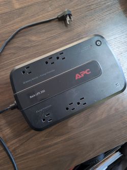 APC Back-UPS 350 Surge Protector Battery Backup