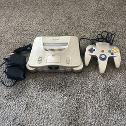 Gold N64 Nintendo 64 Console 