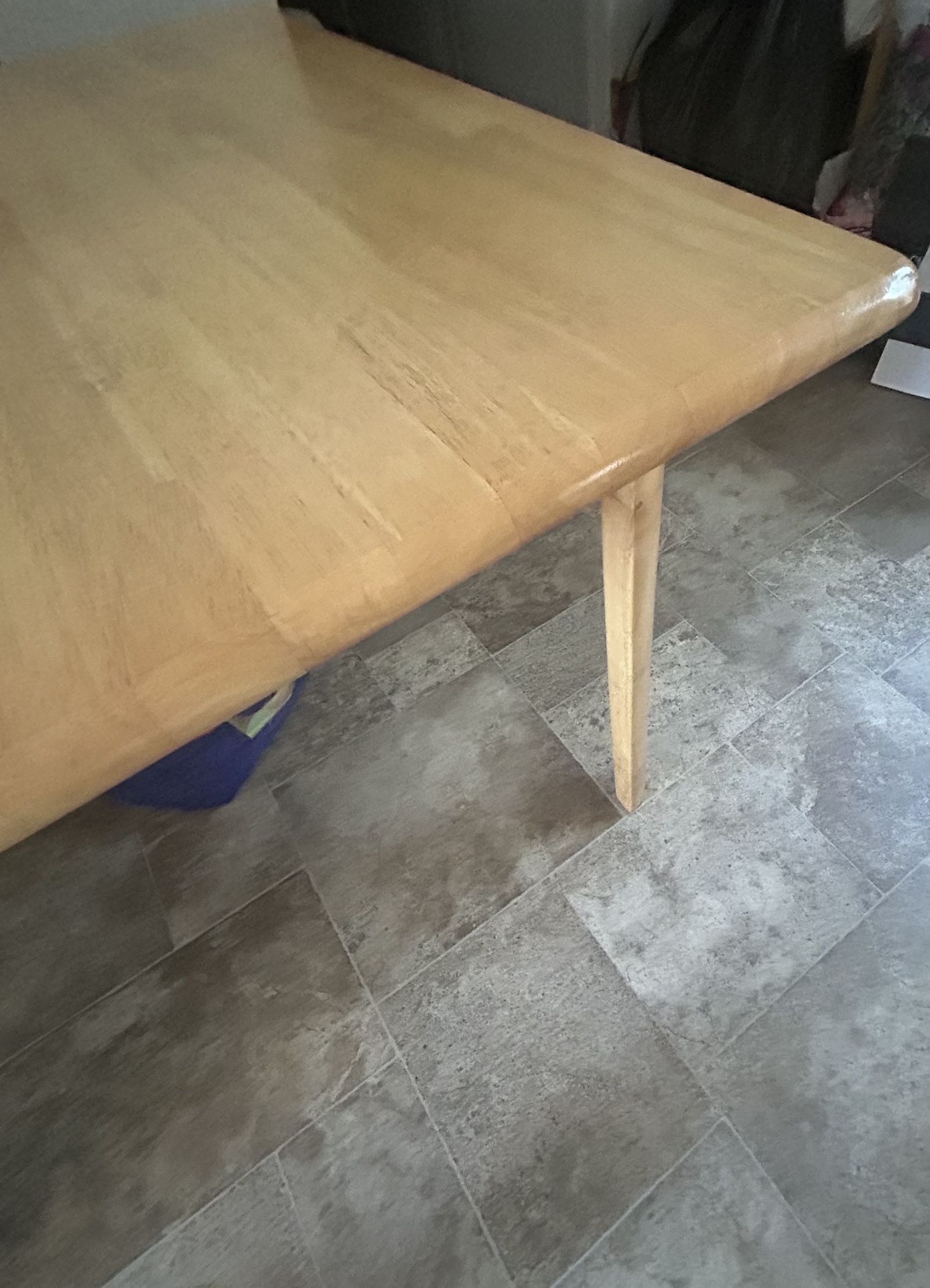 Wooden Table With Chairs