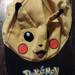 Vintage Pokémon Nintendo 2000 CREATURES GAME FREAK Pikachu Kids Hat