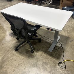 JRB Studio/ Herman Miller 60” Standing Desks! Electric Height Adjustable Sit Stand Desk! We Also Have Herman Miller Chairs And Monitor Arms!