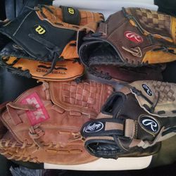 $15 each Youth Baseball Gloves Check Details For Sizes