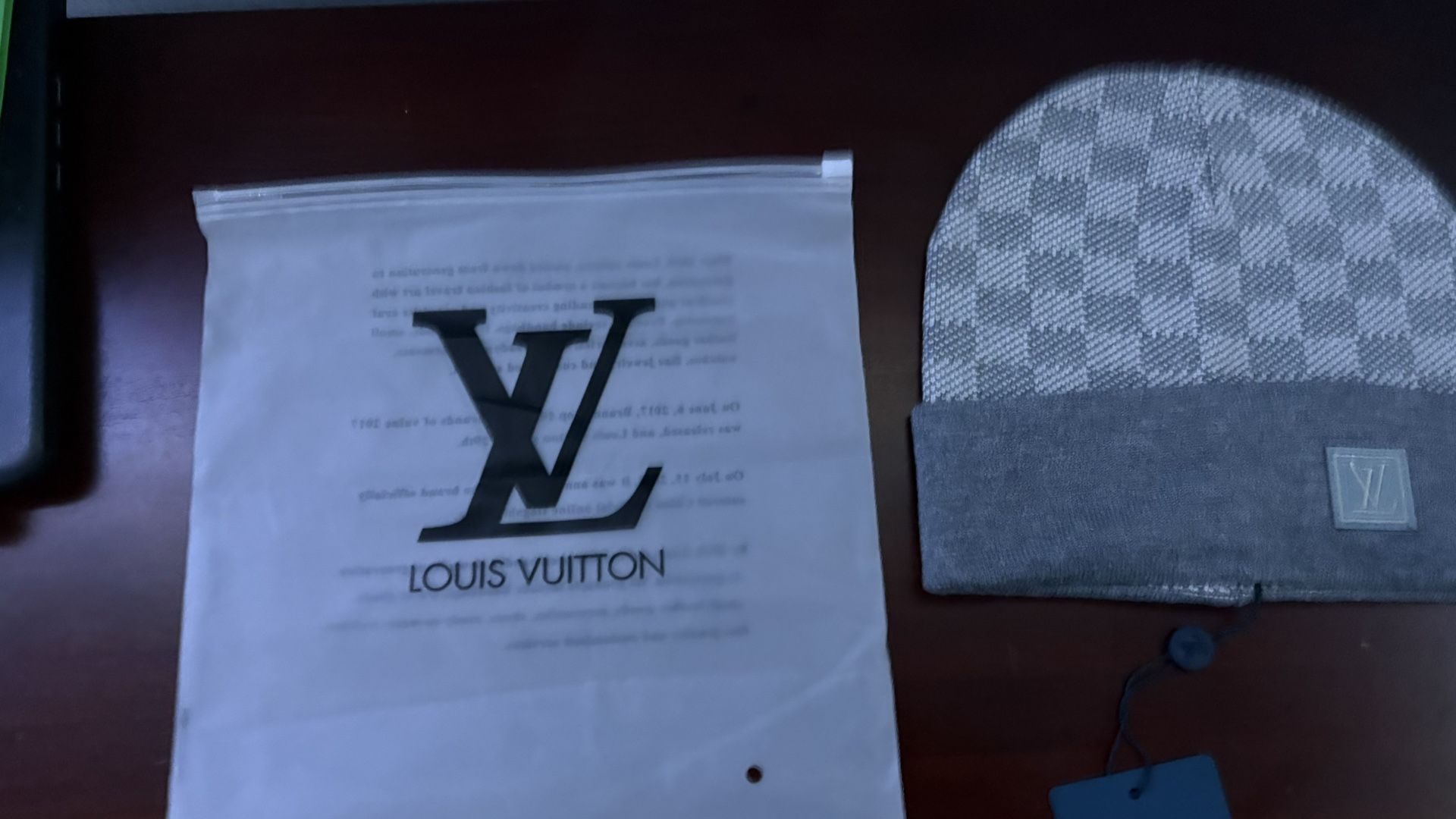 Lv Gray Beanie