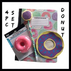 NWT Donut 4pc Novelty Set