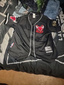 Chicago bulls Baseball style jersey