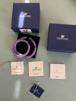 Swarovski Stardust Bracelet Purple Crystal