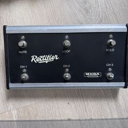 Mesa Boogie Dual/Triple Multi Watt Rectifier Footswitch 