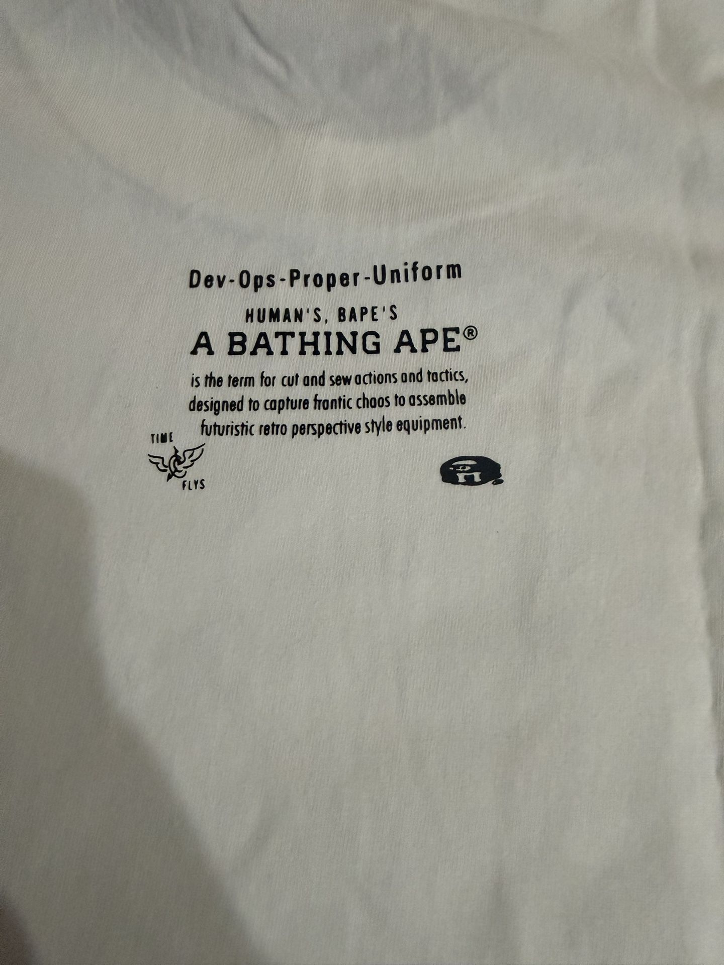 Brand New size Medium BAPE T shirt White