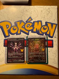 Mewtwo EX & Mew EX Pokémon Cards 151/165