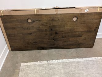 UPLIFT Solid Rubberwood Desktop (Used / Pre-drilled)