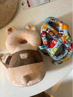 Baby head and back support cushion