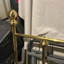 Brass queen size headboard