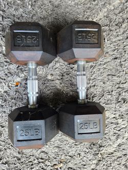 25 lbs dumbells