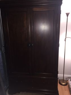 TV Armoire with Shelving and Drawers