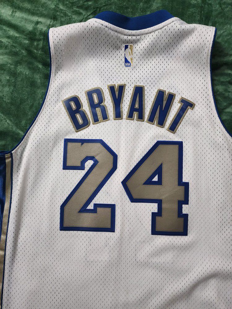 RARE Kobe Bryant #24 Adidas NBA 4Her Gold Los Angeles Lakers Jersey Women's  M