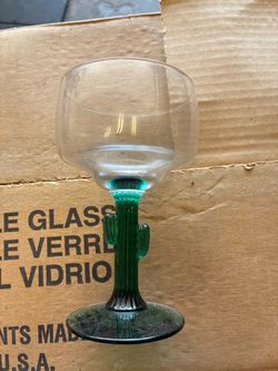 12oz cactus margarita glasses/ succulent holder