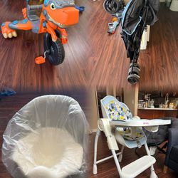 kids highchair  potty   Bicycle  Stroller 