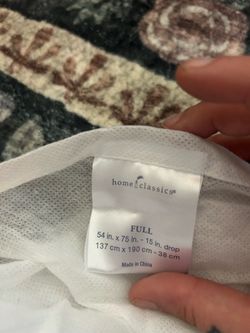 Full size bed skirt