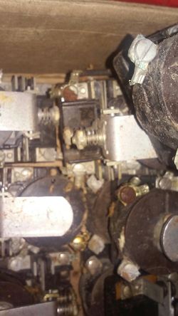 Box full of heavy duty 4 Pole double tro relays