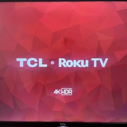49” TCL ROKU 4K HDR TV