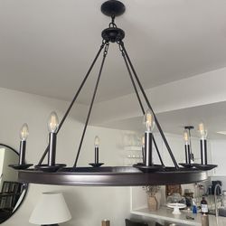 Wagon Wheel Chandelier